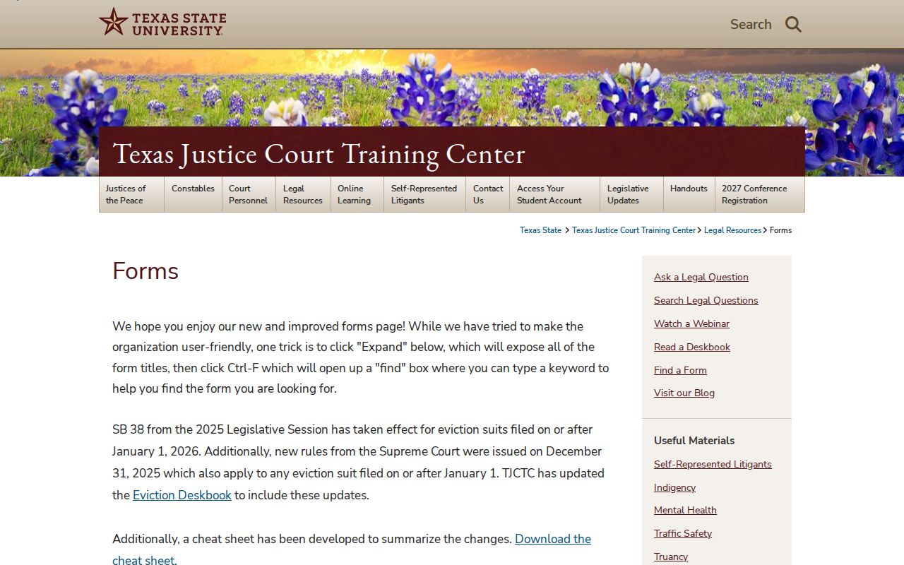 Sutton County arrest warrant records, Texas justice-court model form library